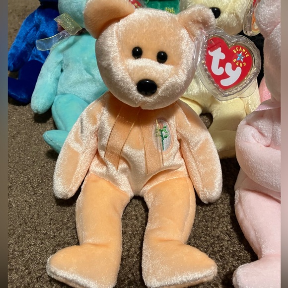 Lot of 10 TY Beanie Babies bears. Pet free and smoke free home. Been in storage - Picture 11 of 12